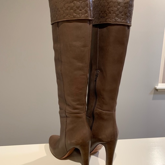 Coach Leather Boots - Picture 4 of 15